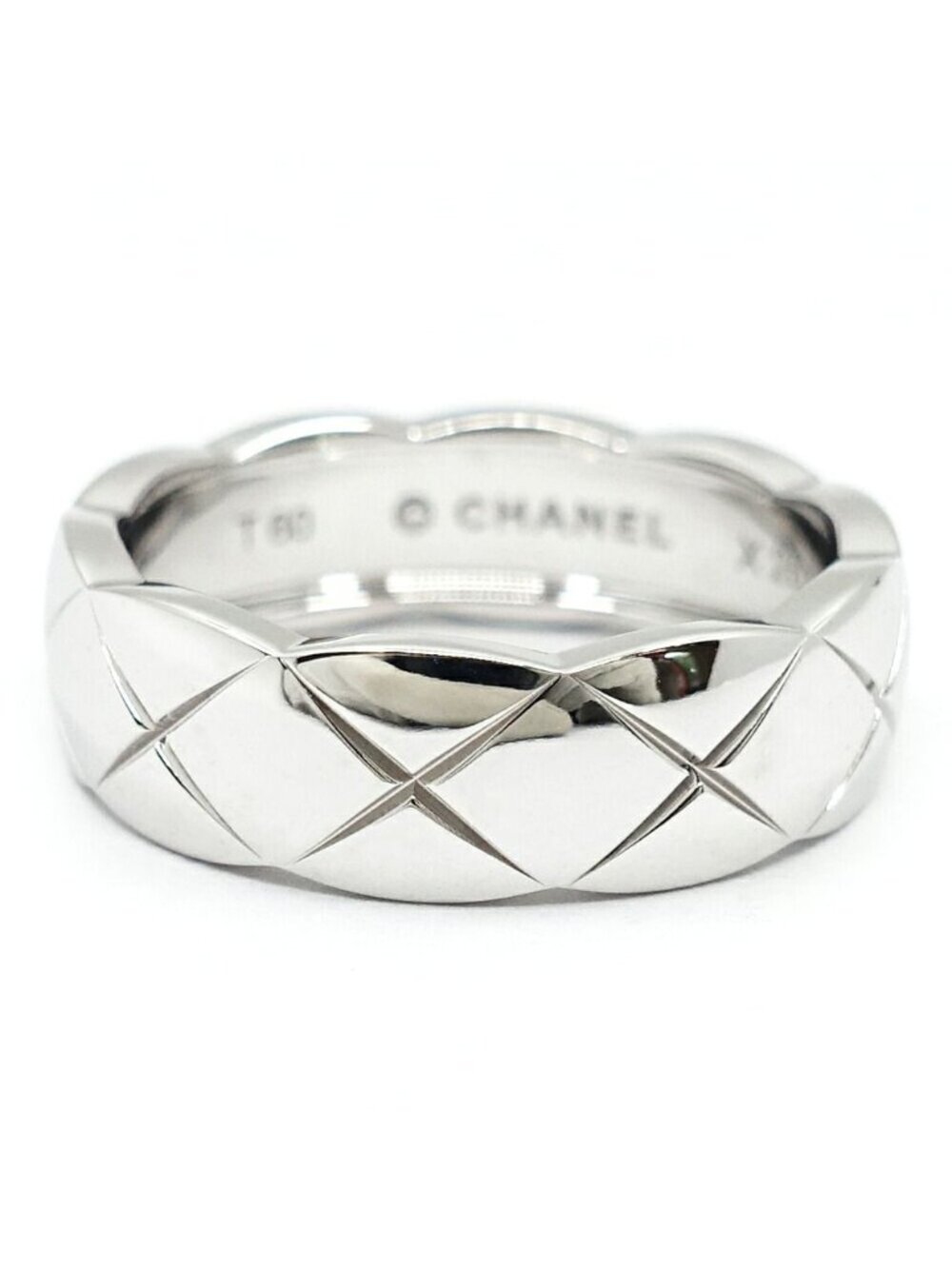 Chanel 18k White Gold Coco Crush Ring